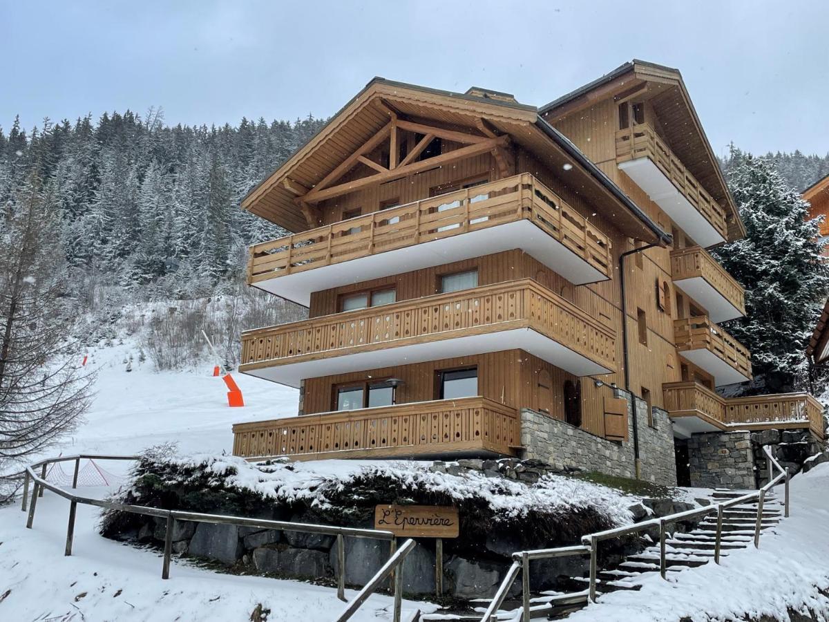 Meribel Centre La Chaudanne, Real Ski In And Out, 3 Bedrooms 2 Bathrooms Newly Renovated, Chalet L'Eperviere Bagian luar foto
