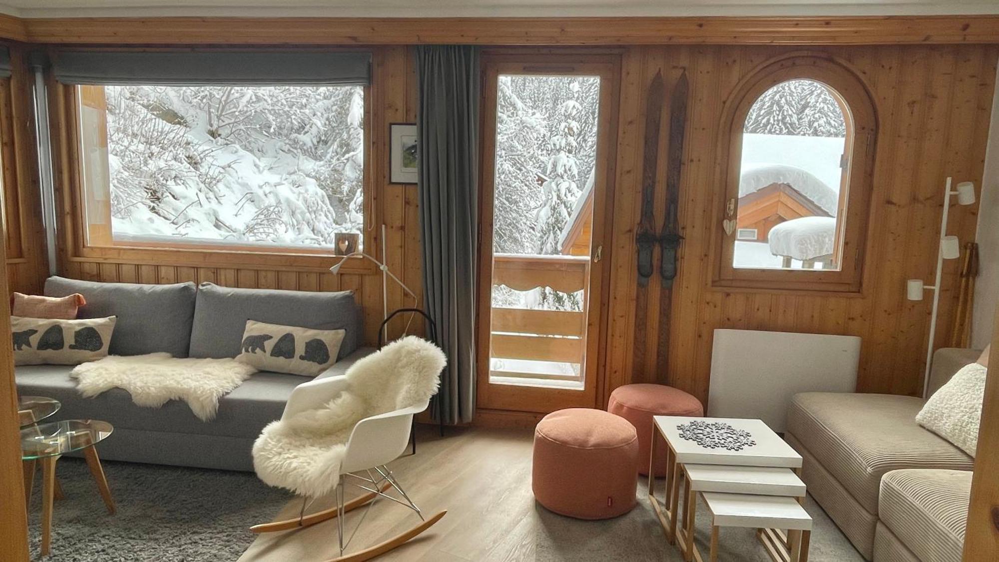 Meribel Centre La Chaudanne, Real Ski In And Out, 3 Bedrooms 2 Bathrooms Newly Renovated, Chalet L'Eperviere Bagian luar foto