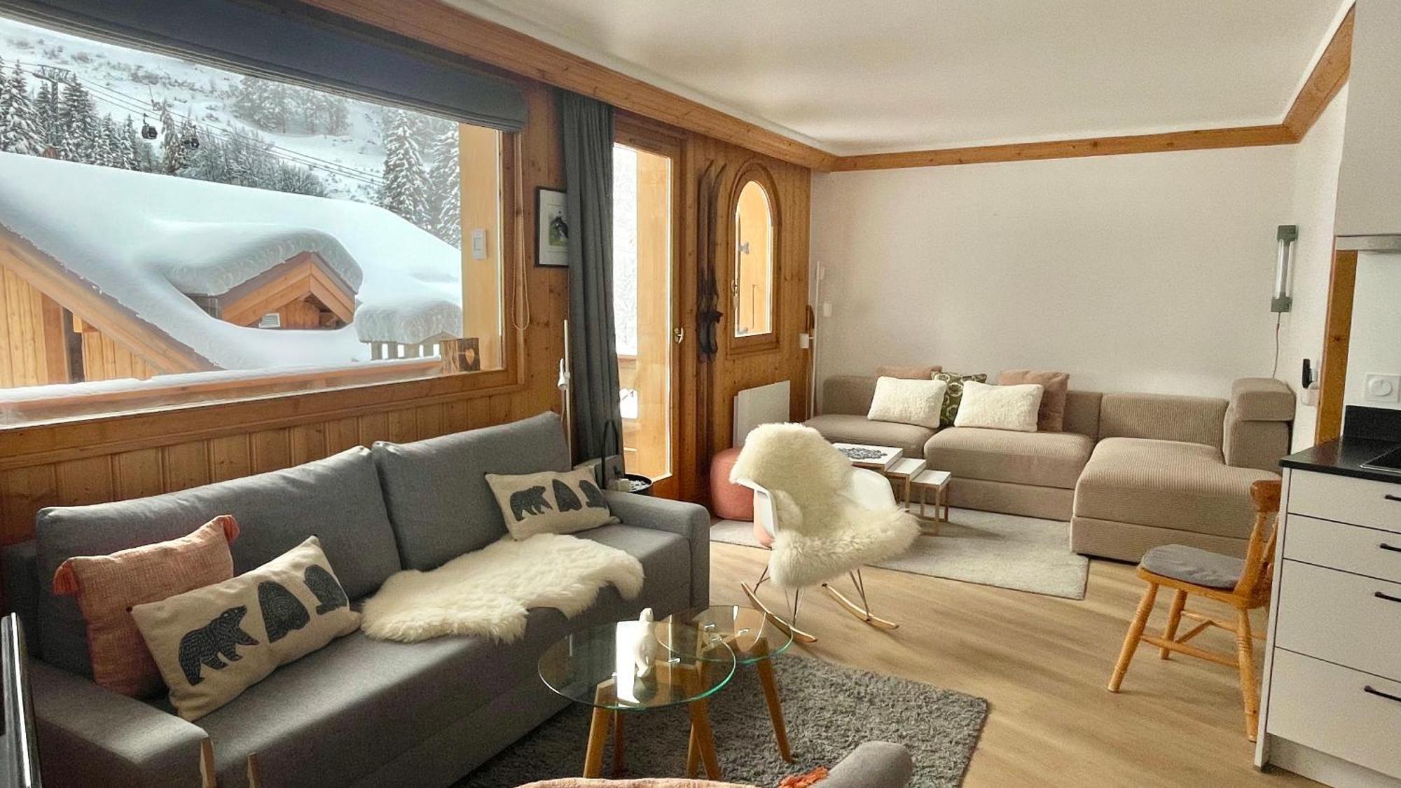 Meribel Centre La Chaudanne, Real Ski In And Out, 3 Bedrooms 2 Bathrooms Newly Renovated, Chalet L'Eperviere Bagian luar foto